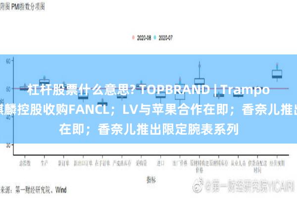 杠杆股票什么意思? TOPBRAND | Trampoline获融资；麒麟控股收购FANCL；LV与苹果合作在即；香奈儿推出限定腕表系列